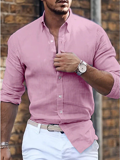 Heren Overhemd Slim Fit Stijlvol Modern Design