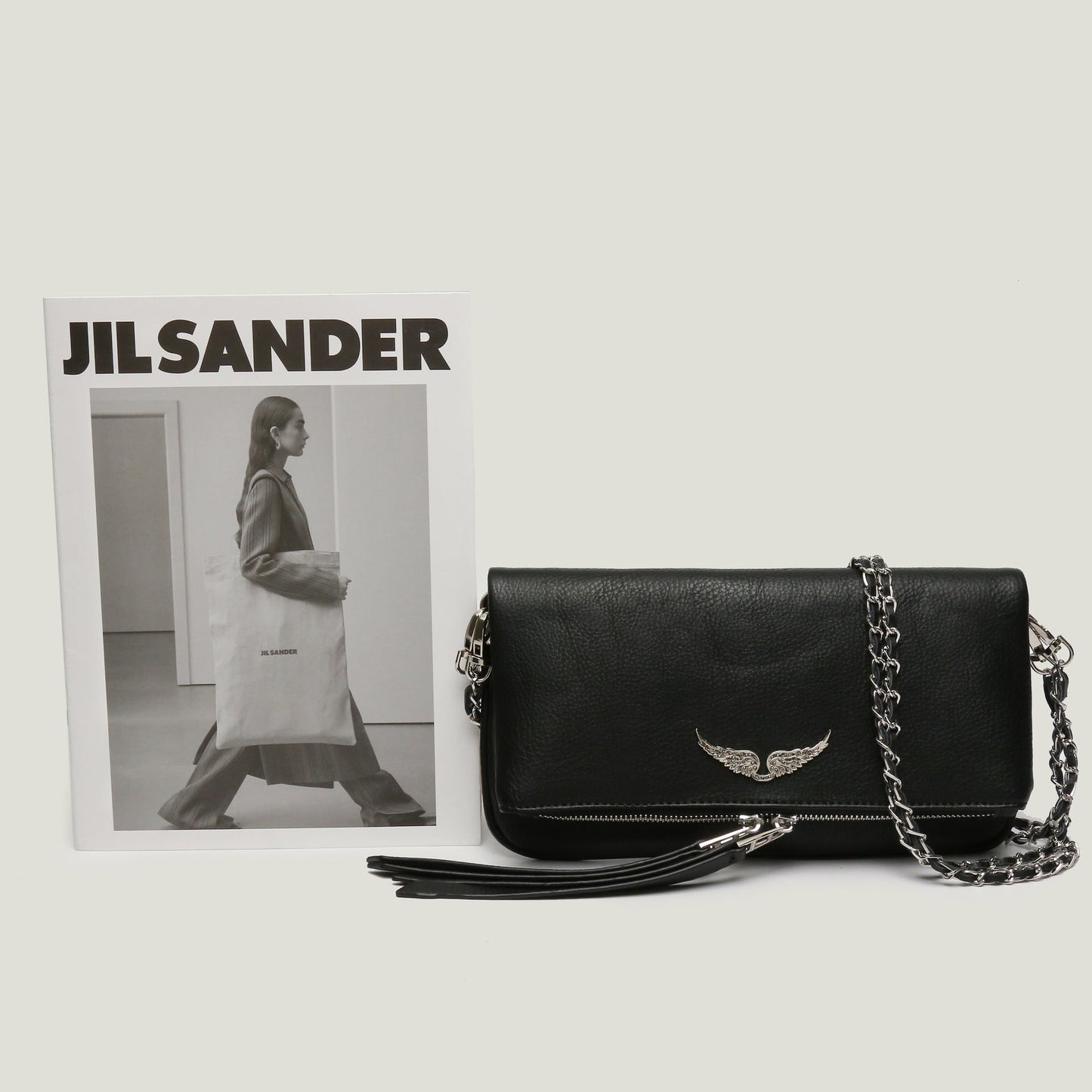 Dames Clutch met Ketting en Praktische Binnenkant → Dames Clutch met Ketting en Opbergvakjes