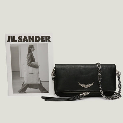 Dames Clutch met Ketting en Praktische Binnenkant → Dames Clutch met Ketting en Opbergvakjes