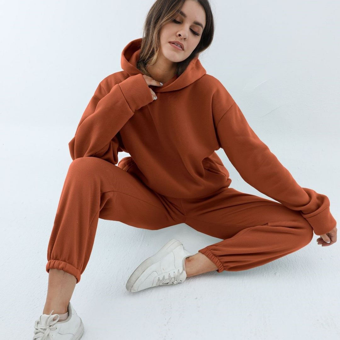 Dames Jogging Set Capuchon Zacht en Comfortabel