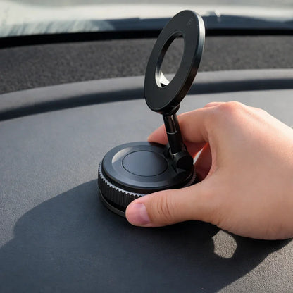 Magnetische Telefoonhouder met Vacuümzuigvoet – 360° Draaibaar Dashboard Houder