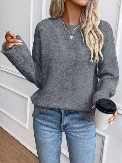Dames Trui Gebreid Basic Elegante Stijl