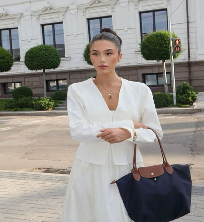 Luxe Vegan Handtas - Elegante Ruime Shopper voor Dames