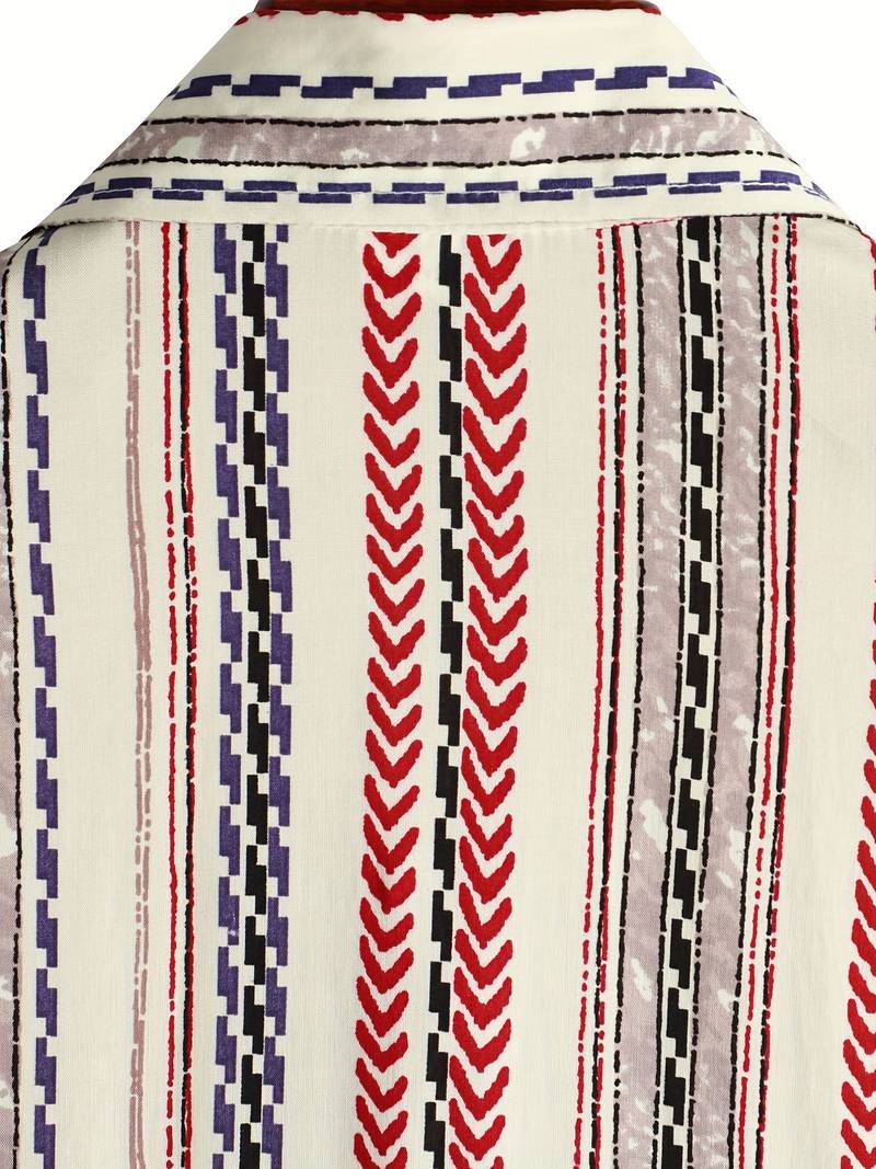 Zomer Hemd Streep Patroon Klassiek Design