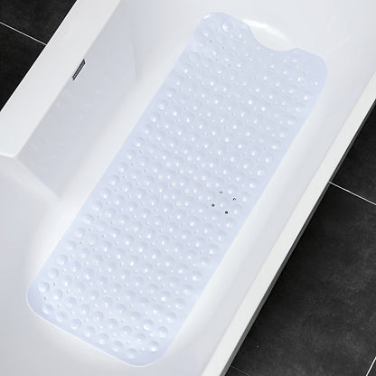 Antislip Badmat XL voor Douche en Bad – Extra Lange Veiligheidsbadmat met Zuignappen