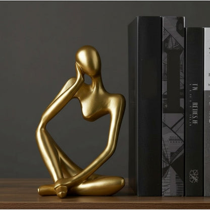 Geometrische Hondenbeeldje van IJzer – Minimalistisch Decoratief Sculptuur voor Bureau