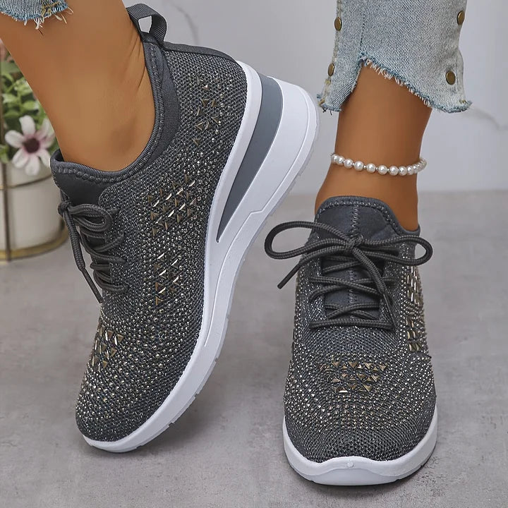 Dames Comfortabele Sneakers Met Stevige Pasvorm