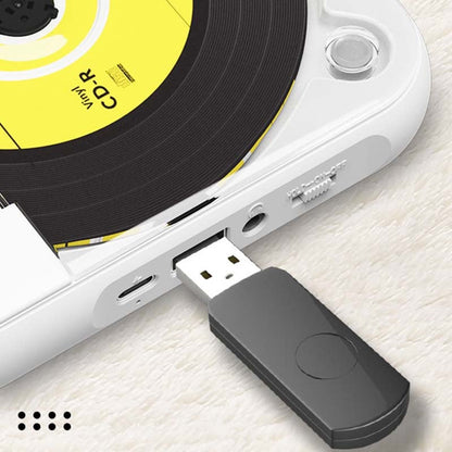 Draagbare CD Speler Met Bluetooth 5.3 Oplaadbare 2000mAh Batterij Type C USB MP3 CD-R CD-RW Ondersteuning Compact Design Met 3.5mm Aansluiting