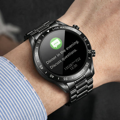 Smartwatch met Touchscreen & Notificaties – Veelzijdig Draagcomfort Dagelijks Gebruik