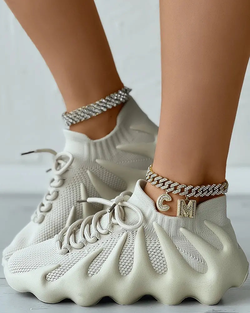 Dames Sneakers Lichtgewicht Sport Schoenen met Schokdemping