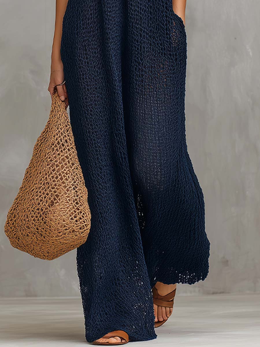 Bohemian Jumpsuit Zacht Geknoopte Jurk