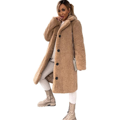 Dames Teddyjas Zacht Warm Elegante Style