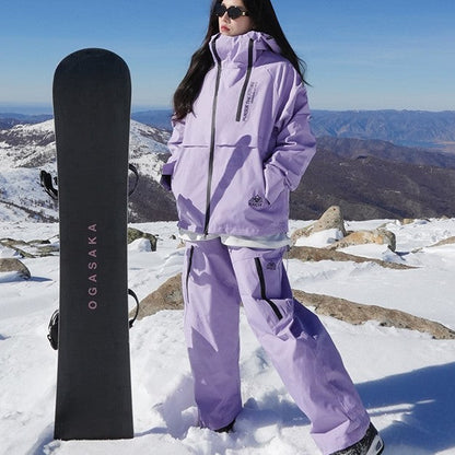 Dames Ski Pak Waterdicht Lichtgewicht 2-Delig Jacket Broek