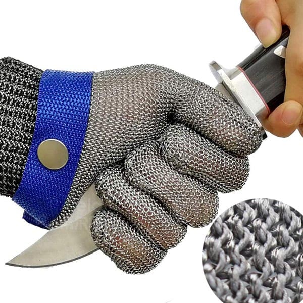 Snijwerende Handschoen van Roestvrij Staal – Flexibele Bescherming voor Veilig Werken
