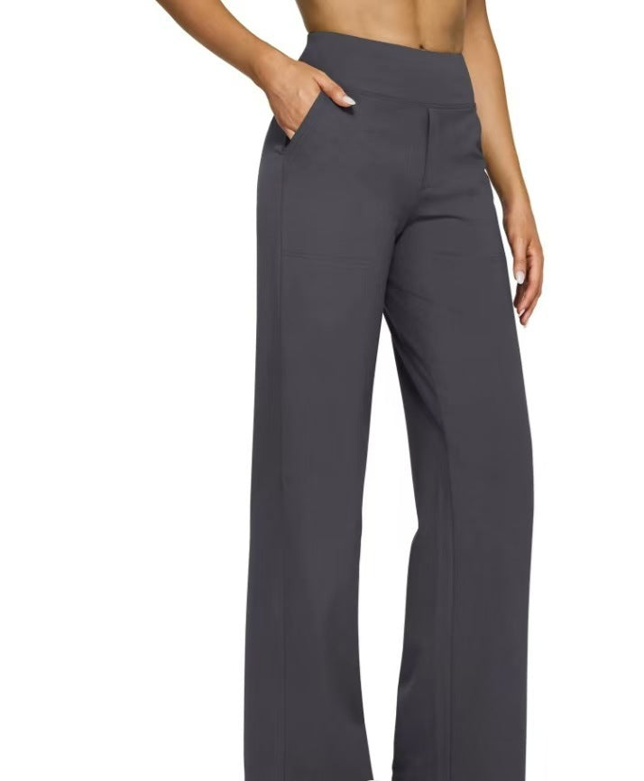 Dames Broek Hoge Taille Wijd Comfortabel Zittend