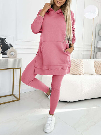 Dames Lounge Set - Zachte Hoodie en Joggingbroek