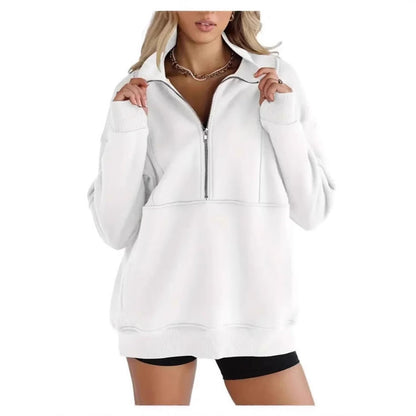 Dames Trui Oversized Warm met Kangoeroezak Comfortabel