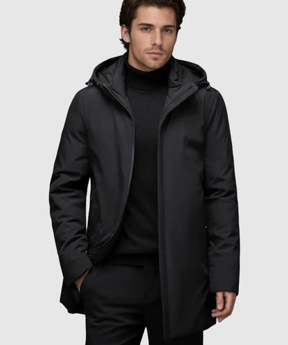 Heren Parka Warm Met Meerdere Zakken Modern Design