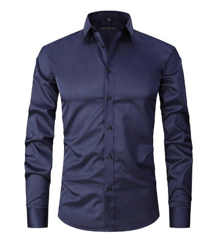 Heren Overhemd Stretch Streekvrij Comfortabel