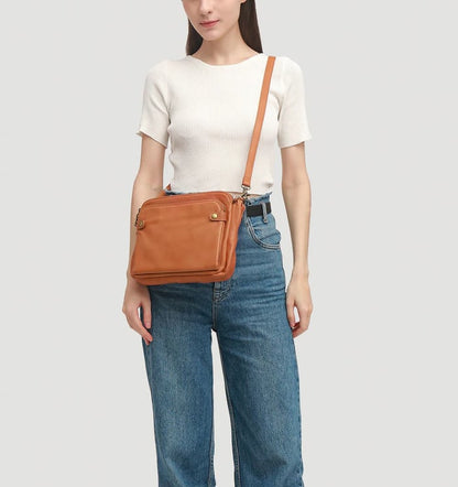 Luxe Lederen Schouder tas voor Dames