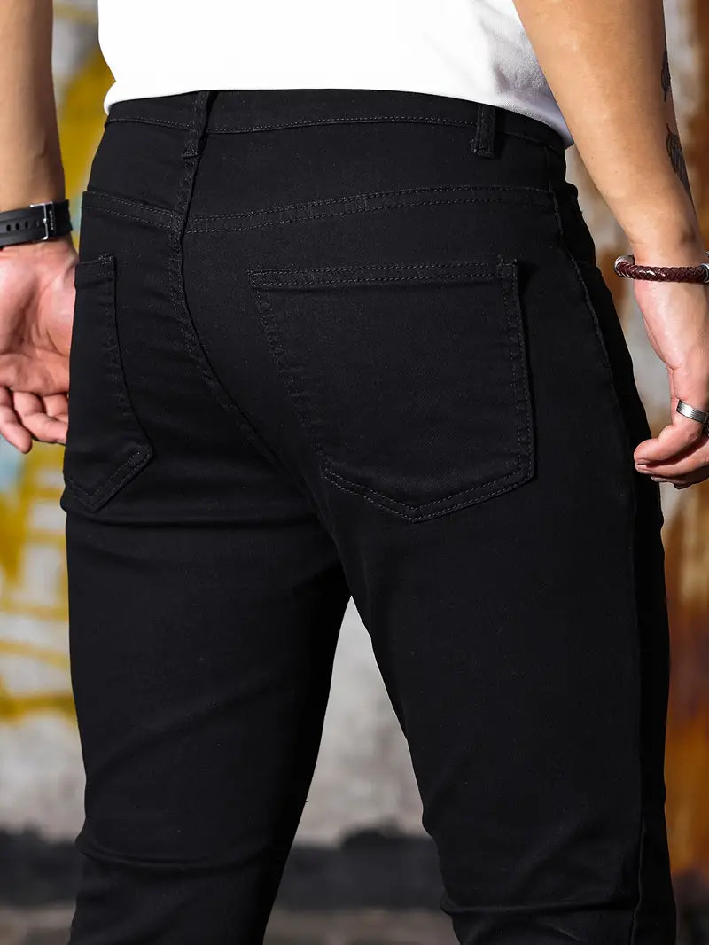 Heren Skinny Jeans van Stretch Denim Comfortabel en Stijlvol