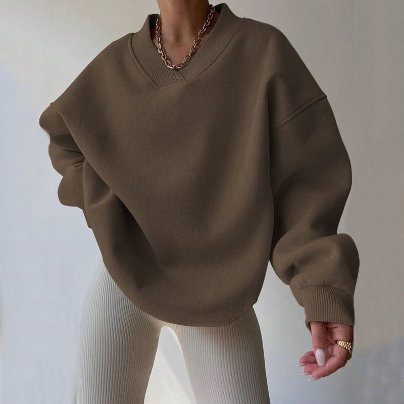 Dames Trui Geel V-Hals Elegante Stijl - StudioMarella