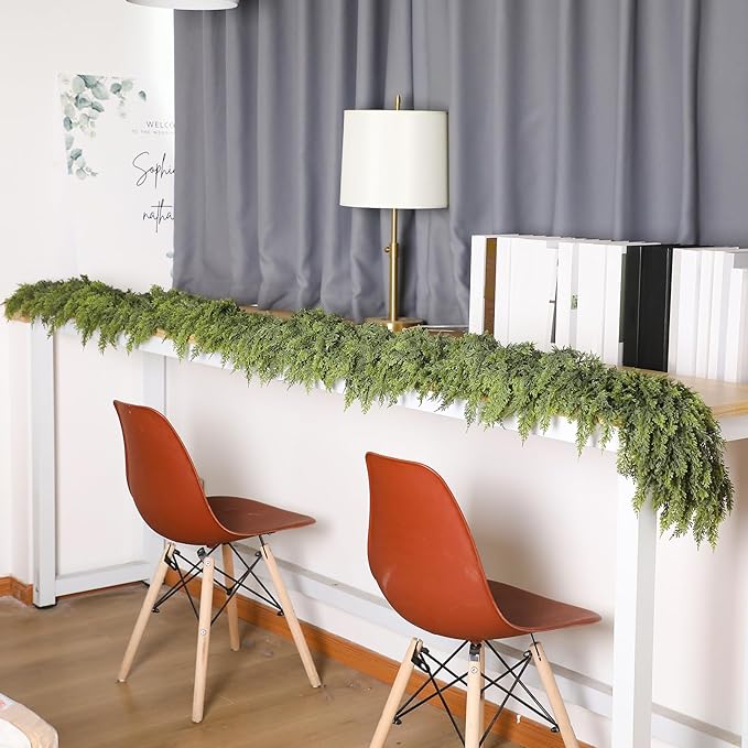 Luxe kunstmatige cypressen-slinger van 1,8 meter voor binnen en buiten decoratie