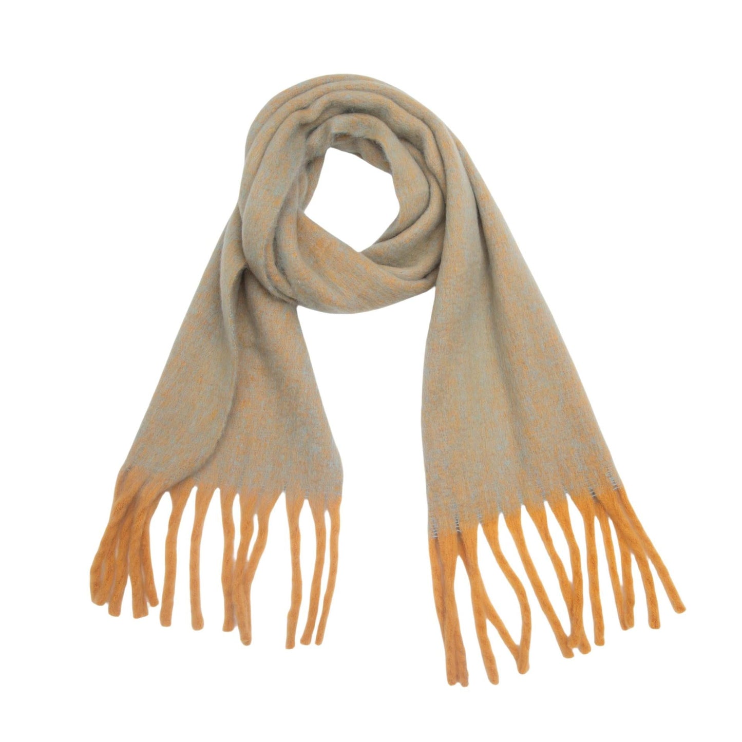 Dames Sjaal Zacht met Franjes Warm en Elegant