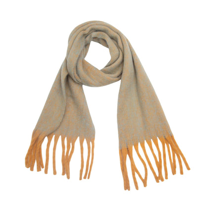 Dames Sjaal Zacht met Franjes Warm en Elegant