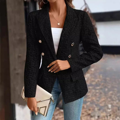 Dames Blazer Double Breasted Stijlvol Maatwerk Jassen