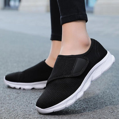 Dames Sneakers Comfortabel Orthopedisch met Klittenband