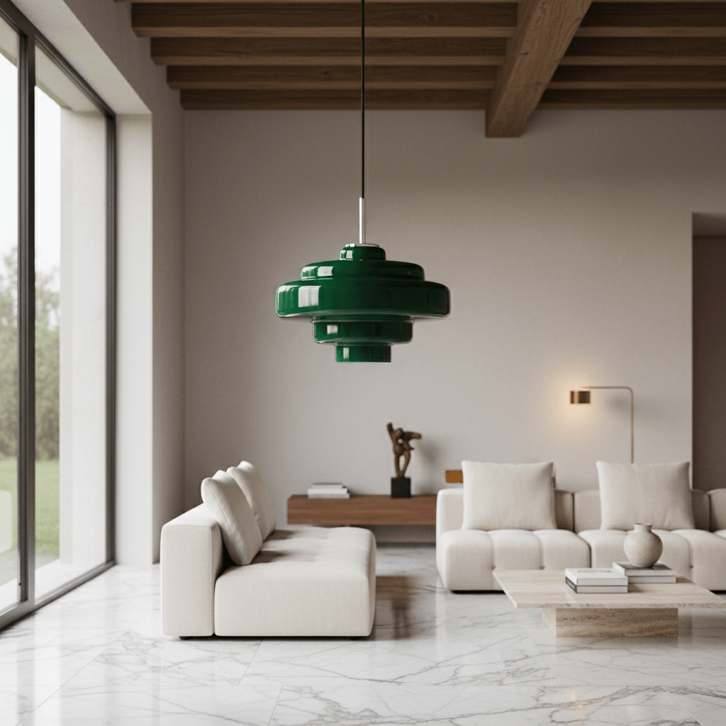 Gekleurde Glazen Hanglamp met Verstelbare Ophanging – Moderne Lichtpunt voor Eetkamer Keuken Woonkamer