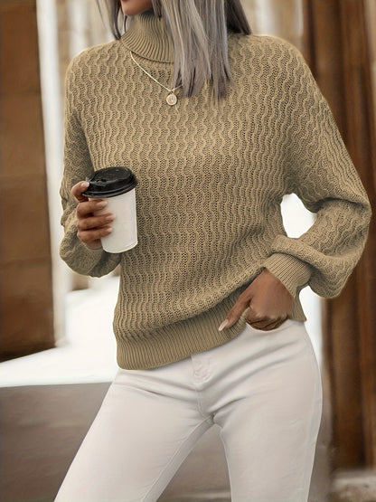 Dames Trui Golfstructuur Trendy Stijlvol Warm