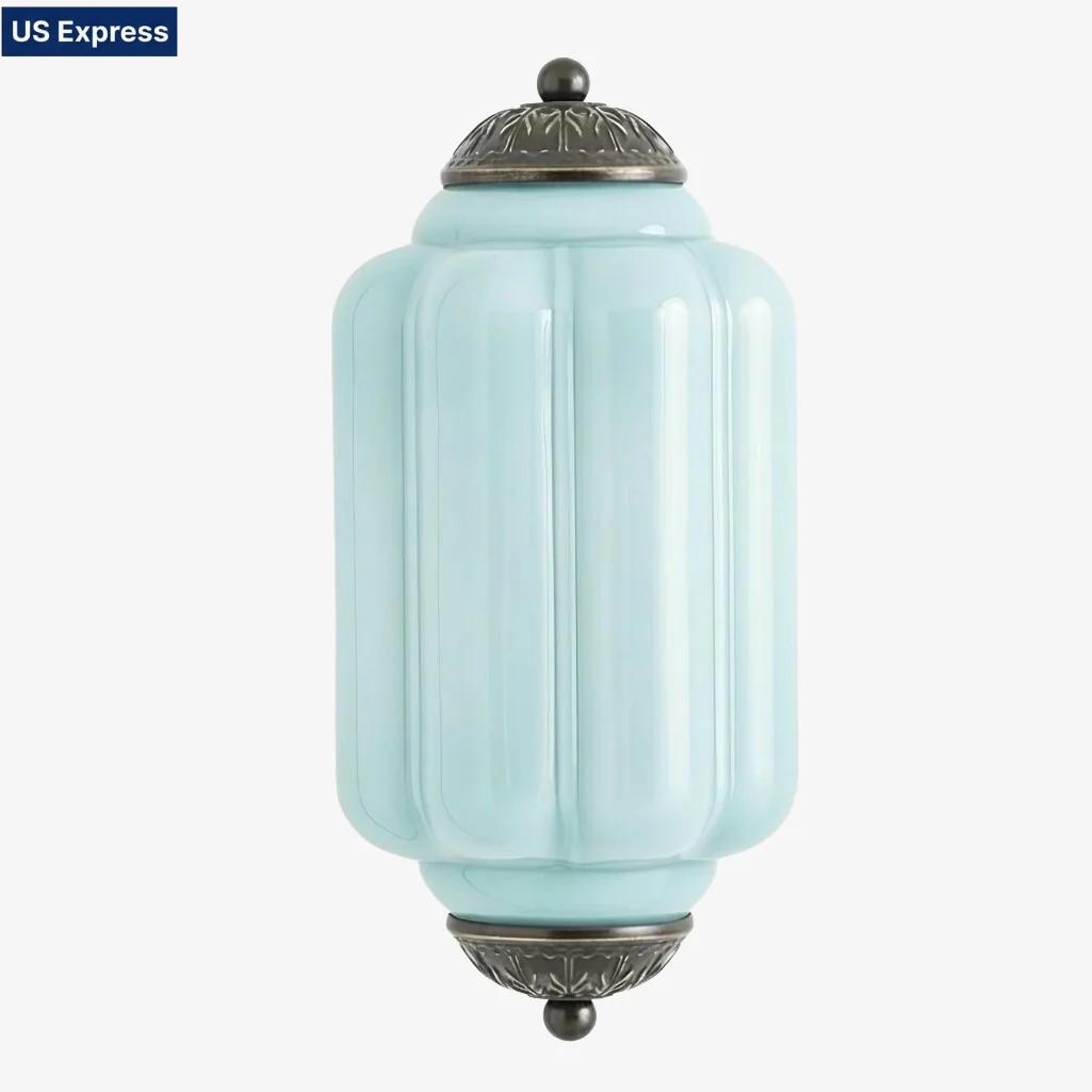 Eloise Vintage Scalloped Milk Glass Wall Sconce - Modern Accent Lighting for Bathroom and Bedroom