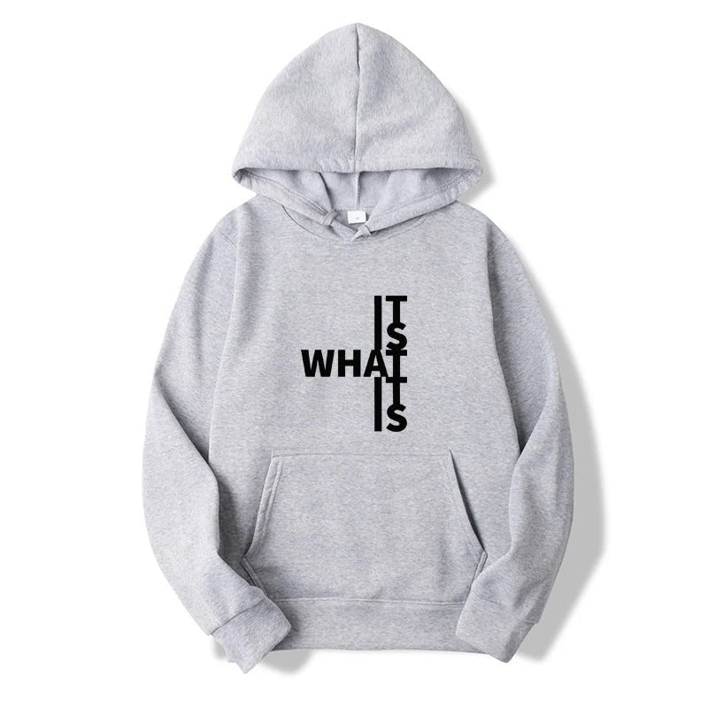 Dames Hoodie Met Leuke Tekst Print Zacht en Warm