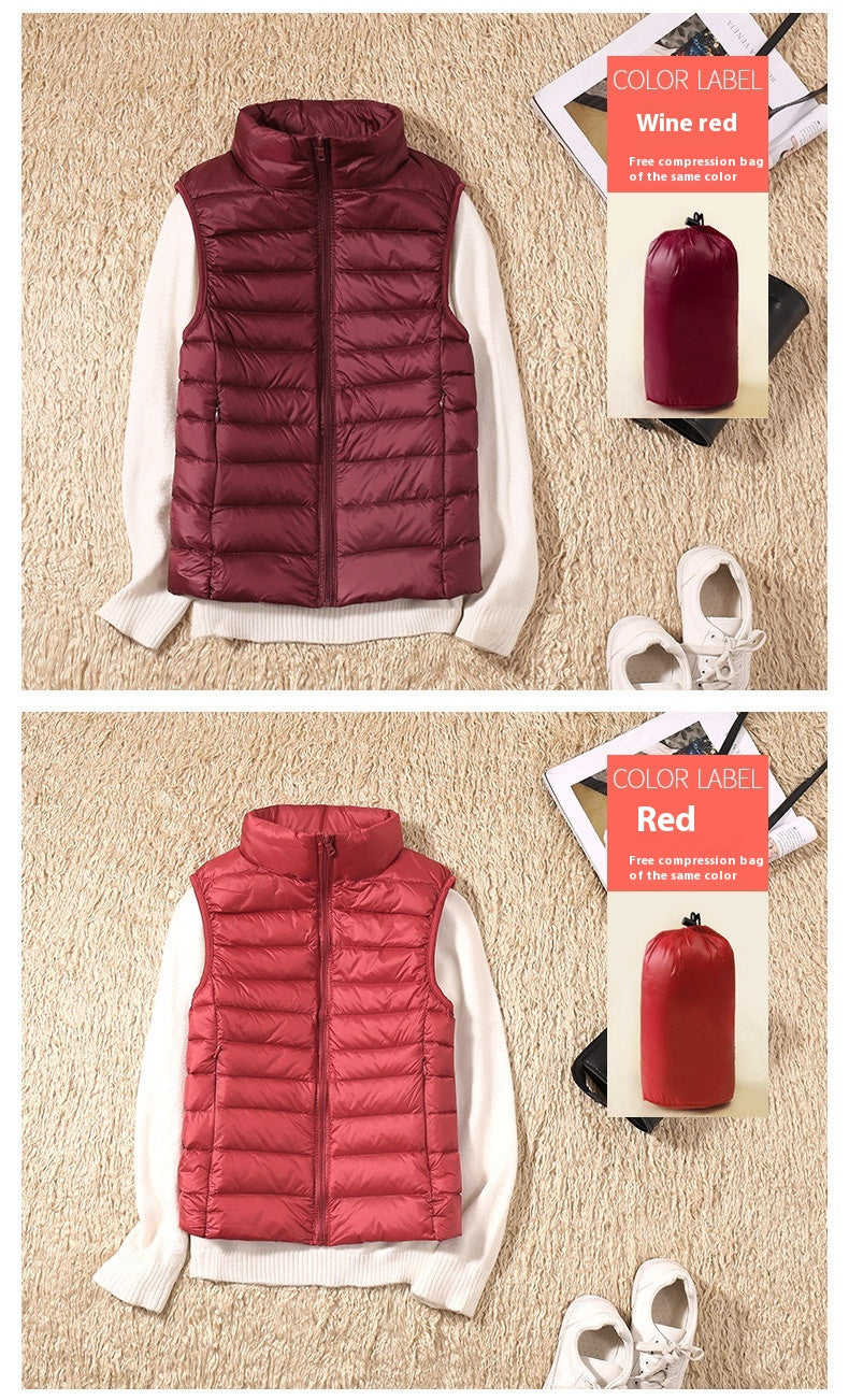 Dames Bodywarmer Warm Gewatteerd Lichtgewicht Vest