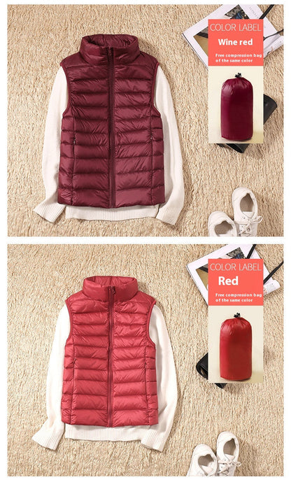 Dames Bodywarmer Warm Gewatteerd Lichtgewicht Vest