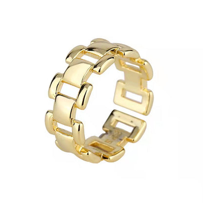 Dames Verstelbare Armband Met Open Schakelring Trendy