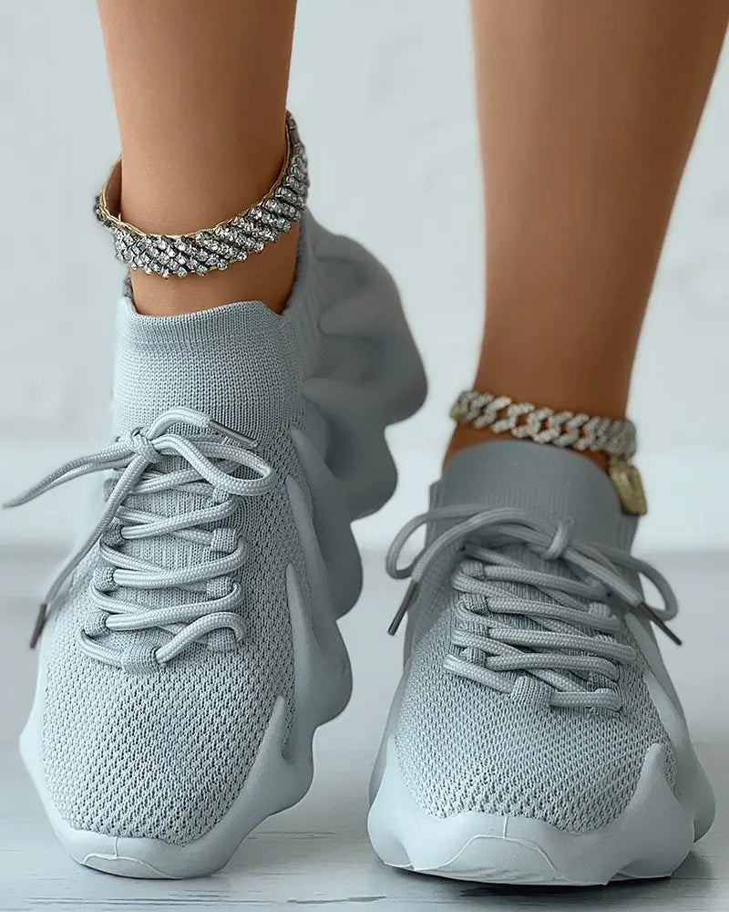 Dames Sneakers Lichtgewicht Sport Schoenen met Schokdemping