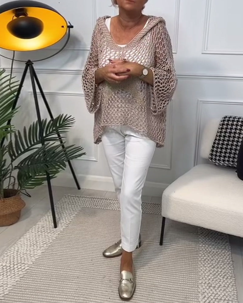 Luxe Pizzo Trui Losse Pasvorm