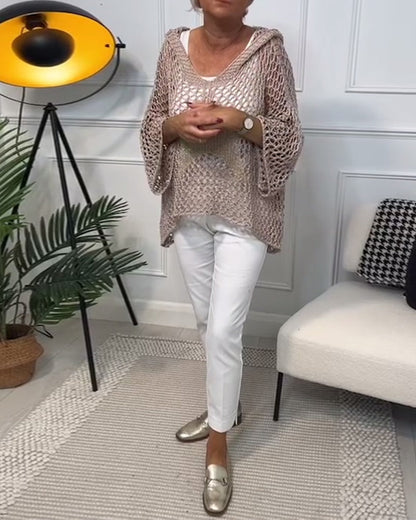 Luxe Pizzo Trui Losse Pasvorm