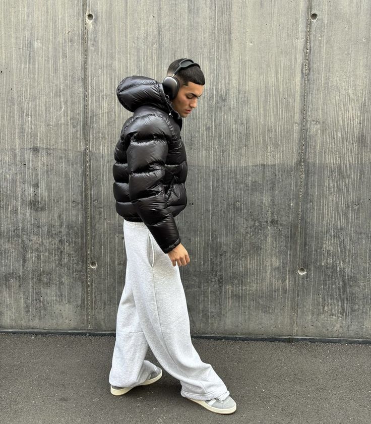 Heren Winterjas Gevoerd Warm Gewatteerd Sherpa Stijl