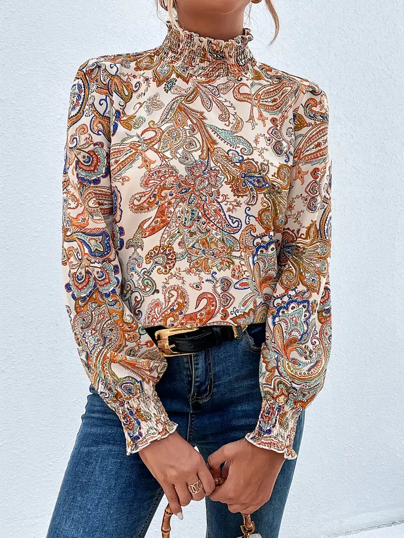 Dames Top Lange Mouwen Elegant Zwart