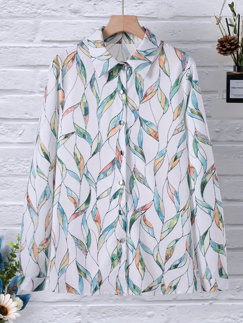 Dames Blouse Elegante Korte Mouw