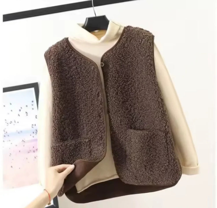 Dames Teddy Bodywarmer Zacht en Warm