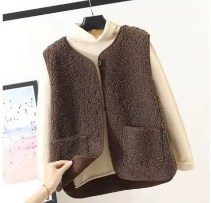 Dames Teddy Bodywarmer Zacht en Warm