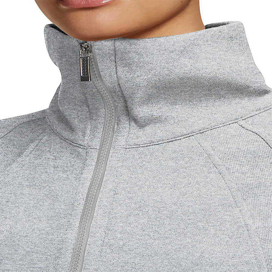 Dames Sweatshirt Zacht Sportief met Halve Rits