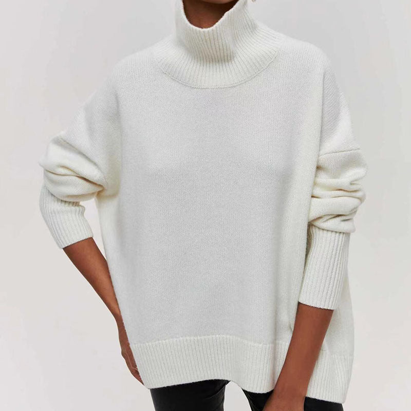 Dames Trui Zacht Rond Hals Elegante Trendy Kleding