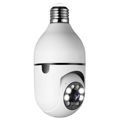 Slimme Beveiligingscamera Lamp met Zoom en Bewegingsdetectie | 4x Digitale Zoom | Nachtvisie | E27 Fitting | WiFi en App | Home Security