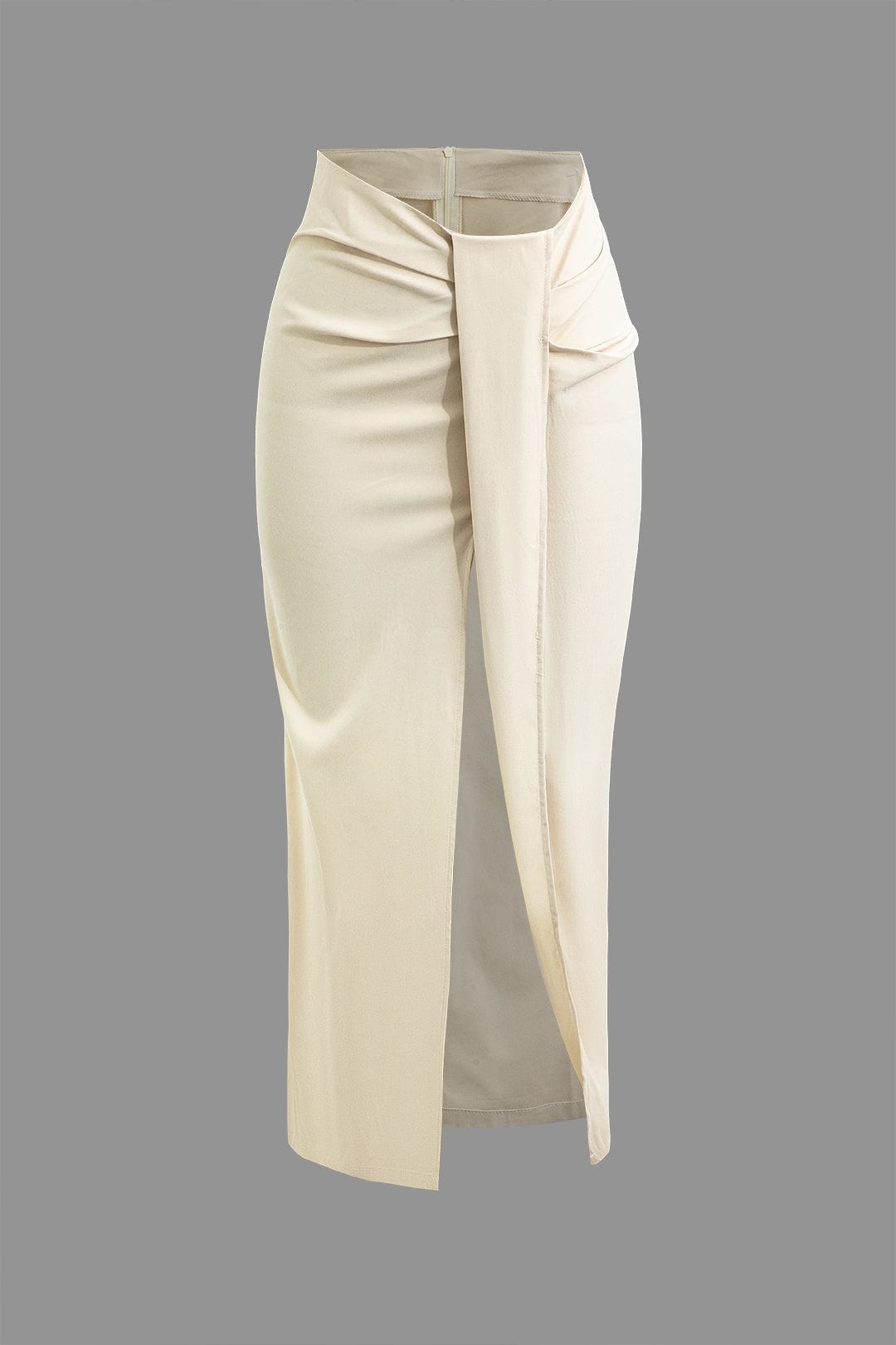 Midirok met Wickeloptie en Hoge Split Elegante Stijl - StudioMarella